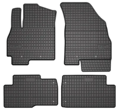 Produktbild von Gummi-Fußmatten für Chery Tiggo 4 2024- (Crossover) – 4-tlg, Schwarz, passgenau – Wielganizator SolidPRO