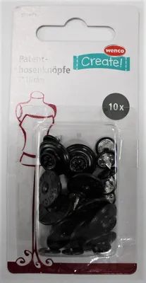 Produktbild von Wenco 10x Patenthosenknöpfe 16mm