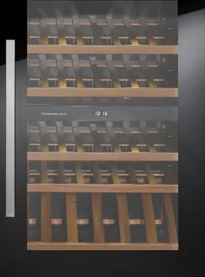 Produktbild von Küppersbusch Einbau-Weinklimaschrank mit 2 Temperaturzonen für bis zu 52 Flaschen FWK2800.0S