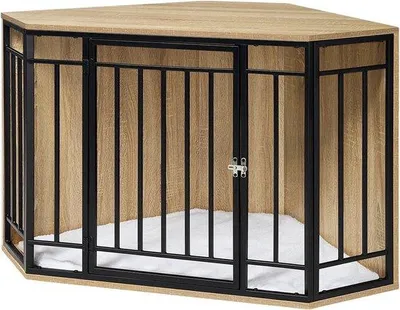 Produktbild von Hundebank mit Sherpa-Fleecekissen, 111x67x60, Grau