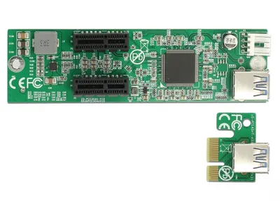 Zdjęcie produktu dla DeLOCK 41433, PCIe, PCIe, Pericom PI7C9X2G, Windows 10, Windows 7, Windows 7 x64, Windows 8, Windows 8 x64, Windows 8.1, Windows 8.1 x64, 34 mm, 120 mm