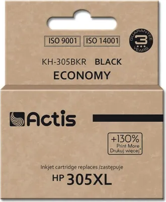 Zdjęcie produktu dla Actis, Tusz do HP KH-305BKR (zamiennik 305XL 3YM62AE) black (czarny)