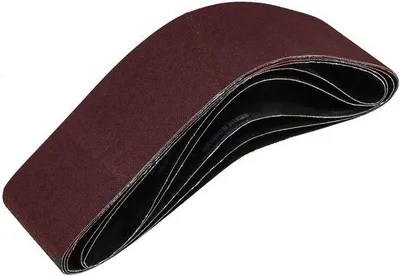 Image de Bandes abrasives en oxyde d'aluminium - 5 pièces - 100x915 mm - Différents grains - Pour ponceuses à bande - Pour le ponçage et le polissage