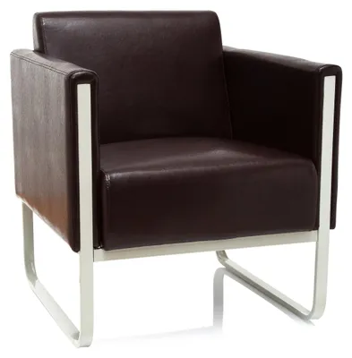 Produktbild von hjh OFFICE Polstersessel ARUBA Kunstleder Sessel Relaxsessel gepolstert