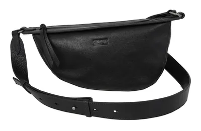 Produktbild von CINQUE Leder Schultertasche Umhängetasche Felicia Shoulder bag Black schwarz