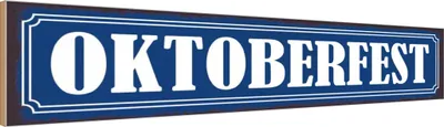 Produktbild von vianmo Holzschild 10x46 cm  Bier
