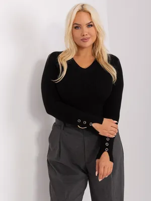 Obrázok produktu pre P-M Dámsky klasický sveter Callumw čierna L/XL