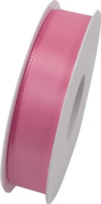 Produktbild von Taftband, Schleifenband mit Webkante 25mm rosa (1m=0,16EUR) 50m Rolle Goldina
