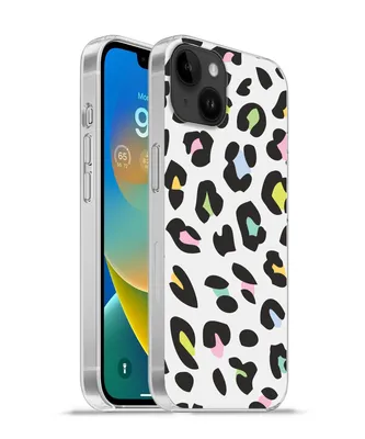 Produktbild von MuchoWow® Handyhülle Schutzhülle Hülle für Apple iPhone 14 Plus - Soft case Pantherdruck - Farben - Schwarz Silikon Softcase Handy Hülle - Abbildung