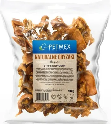 Obrázok produktu pre Žuvacia hračka pre psov PETMEX Pork Strips - 500 g