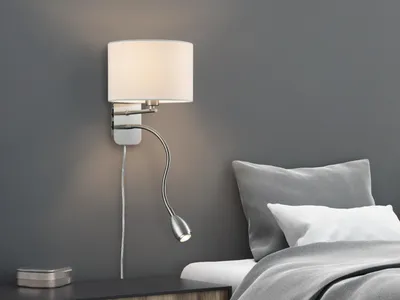 Produktbild von TRIO-Leuchten Wandleuchte HOTEL BH 20x23.50 cm grau Wandlampe