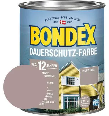 Produktbild von BONDEX Holzfarbe-Dauerschutzfarbe taupe hell 750 ml