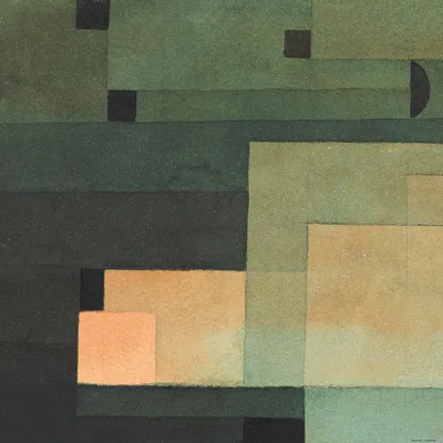 Produktbild von Paul Klee Kunstdruck Bild - Gestirneœber Dem Tempel, 1922 (70 x 70 cm)