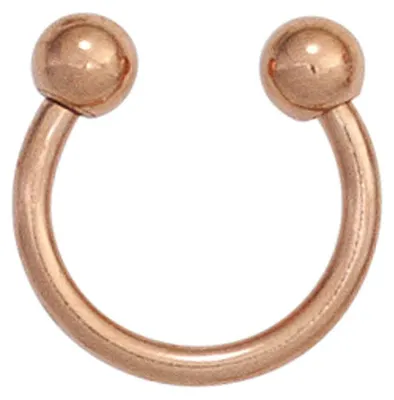 Produktbild von Piercing 10,3mm aus Edelstahl rotvergoldet Edelstahlpiercing Damen