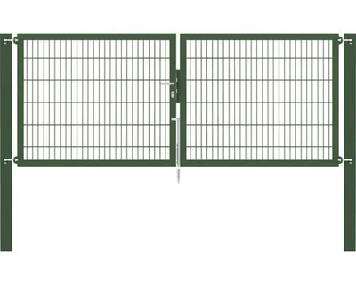 Image de Alberts 636890 Double porte Flexo Plus avec accessoires, vert, largeur 300 cm, hauteur 120 cm