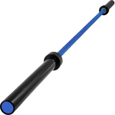 Zdjęcie produktu dla Vevor 2 M Niebieska Sztanga Olimpijska 15 Kg Z Klamrami I Zaciskami