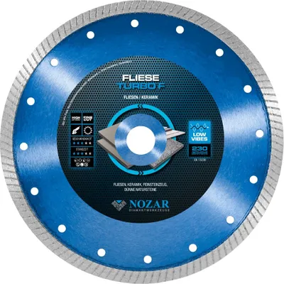 Produktbild von Nozar Fliese Turbo F Diamanttrennscheibe 230mmx22,33mm, 6702205
