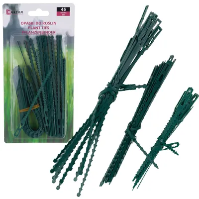 Produktbild von Kabelbinder Für Pflanzen, Gartenklammern, Klammern, Kletterpflanzenklammern, 45 Stück