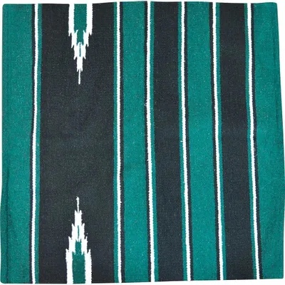 Zdjęcie produktu dla Derki NAVAJO Rozmiar ok. 76 cm x 76 cm, kolor: zielony/czarny/biały