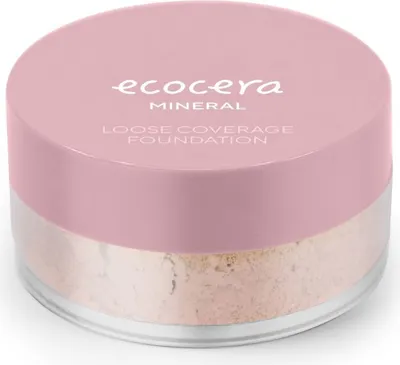 Zdjęcie produktu dla ECOCERA Powder Covering Mineral Foundation N6 NYC (neutralniejszy farbton)