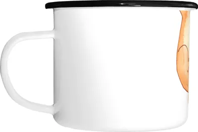 Produktbild von Mr. & Mrs. Panda Teetasse Katze Umarmen - Weiß - Geschenk, Große Tasse, Cat, Pott, Cats, Teebecher, Emaille, Becher, Freundin, Katzen