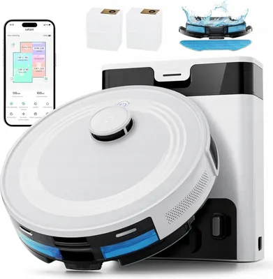 Zdjęcie produktu dla LEFANT M2 Pro robot sprzątający 5500 Pa 140min pracy
