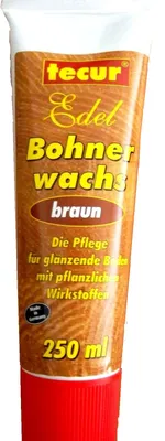 Produktbild von tecur   Edel- Bohnerwachs Braun 250 ml