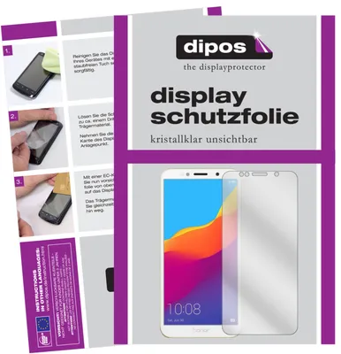 Produktbild von 2x Schutzfolie für Honor 7A klar Displayschutzfolie Folie Display Schutz dipos