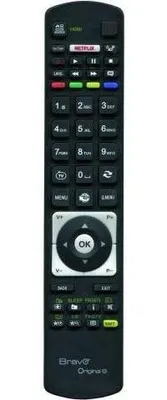 Produktbild von Bravo Original 6, TV, IR Wireless, Drucktasten, Schwarz