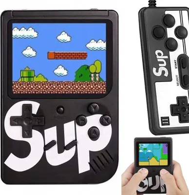 Produktbild von Retro Mini tragbare Konsole 400 Spiele 3.0 TV-Spiel-Box Spiele Fernbedienung Pad
