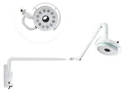 Zdjęcie produktu dla Lampa stomatologiczna, bezcieniowa, LED, z regulowaną jasnością, wyposażona w 12 diod LED