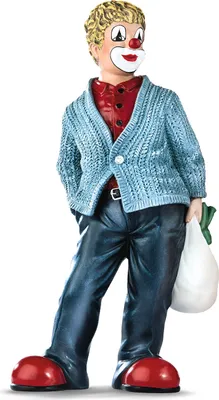 Produktbild von GILDE Dekofigur Clown Der Ökologische H. 16 cm, 10233