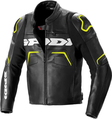 Obrázok produktu pre Kožená bunda na motorku Spidi Evorider 2, čierna/neon, 50