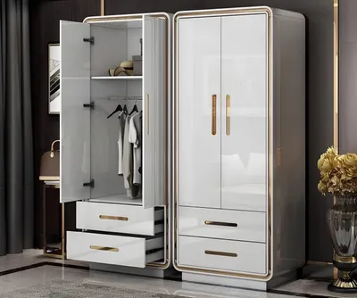 Immagine prodotto di Armadio di design armadi lucidi mobili soggiorno legno nuovo