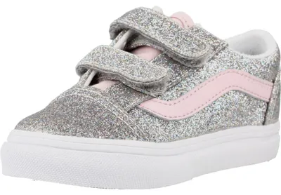 Produktbild von Vans Old Skool V Glitter Silver/Pale 22,5