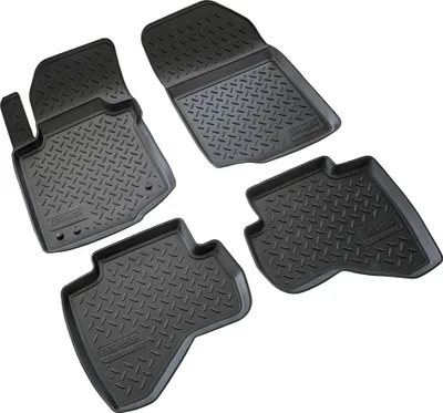 Produktbild von 3D Gummi Fussmatten passend für Peugeot 107 | BJ 2005-2014 | passgenau mit Rand