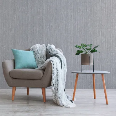 Produktbild von Tapete Vittoria Holz M1-No.11098 Vlies Grau Silber Tadessi 10.05 m x 0.53 m