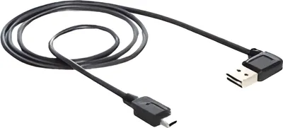 Obrázek produktu pro DeLOCK 2m USB 2.0 A - miniUSB m/m, 2 m, USB A, Mini-USB A, USB 2.0, Samec/samec, Černá