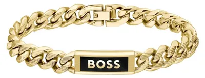 Produktbild von Vergoldetes Armband für Herren Kassy Emblem 1580680 - Länge: 19 cm