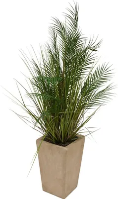 Produktbild von Künstliche palme im topf wonj h142cm - Atmosphera créateur d'intérieur