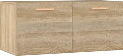 Obrázok produktu pre vidaXL Nástenná skriňa Sonoma dub 80x35x36,5 cm odvodený výrobok z dreva