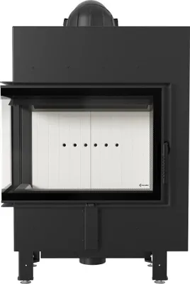 Zdjęcie produktu dla Kominek stalowy LUCY SLIM lewy BS 8 kW Ø 160
