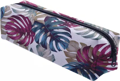 Produktbild von Mäppchen Federtasche Schlamperbox Federmäppchen Schüleretui Stiftemappe Monsteria Violett [008]