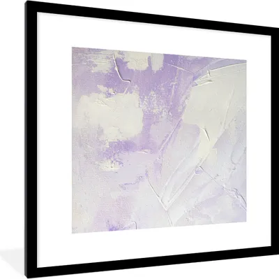 Produktbild von MuchoWow® Gerahmtes Poster Abstrakt - Malerei - Design 40x40 cm - Poster mit Schwarzem Bilderrahmen Wandposter Rahmen Foto Bilder - Poster - Plakat im Rahmen