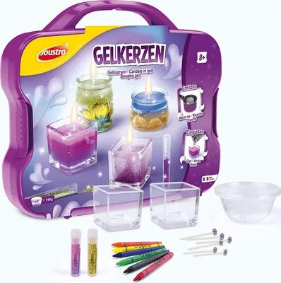 Produktbild von Joustra Kreativ- & Bastelset "GELKERZEN" im Koffer