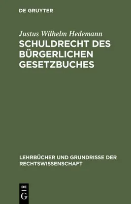 Produktbild von Schuldrecht des Bürgerlichen Gesetzbuches