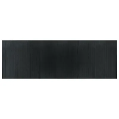 Produktbild von vidaXL Teppich Rechteckig Grau 100x300 cm Bambus