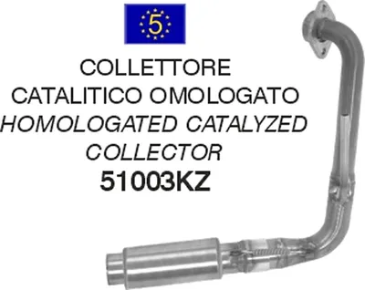 Immagine prodotto di Collettore di scarico catalitico ARROW per Yamaha YZF-R 125