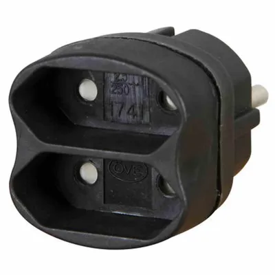 Produktbild von Kopp 174105004, Typ F, Typ F, Gerade, Gerade, 250 V, 2,5 A