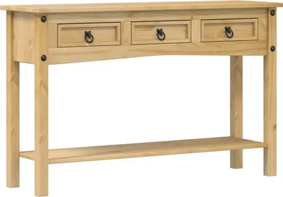 Obrázok produktu pre Konzolový stolík „“ 114x34,5x73 cm masívne borovicové drevo